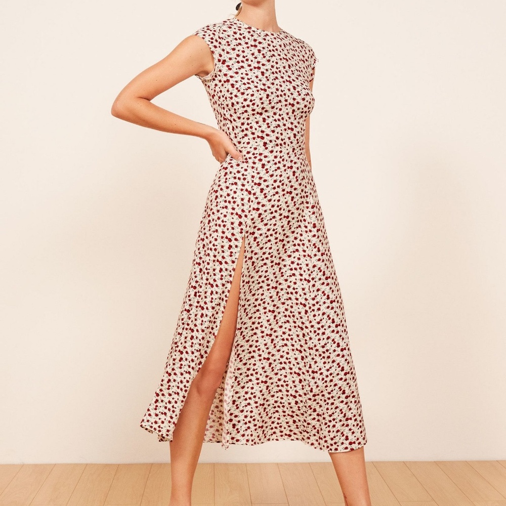 NWOT Reformation Gavin Dress in Amber - Picture 3 of 6